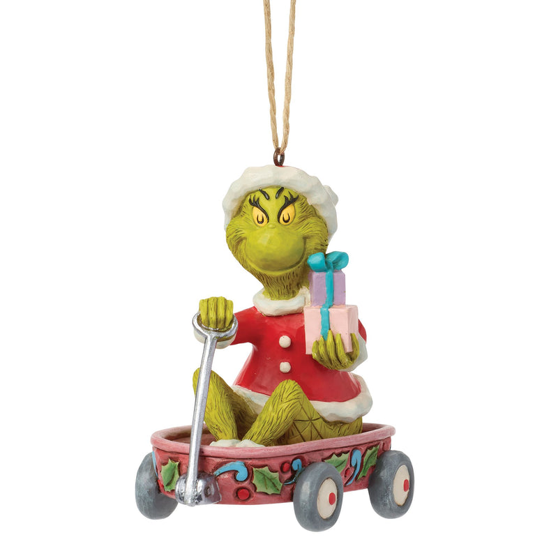 Grinch in Wagon Orn