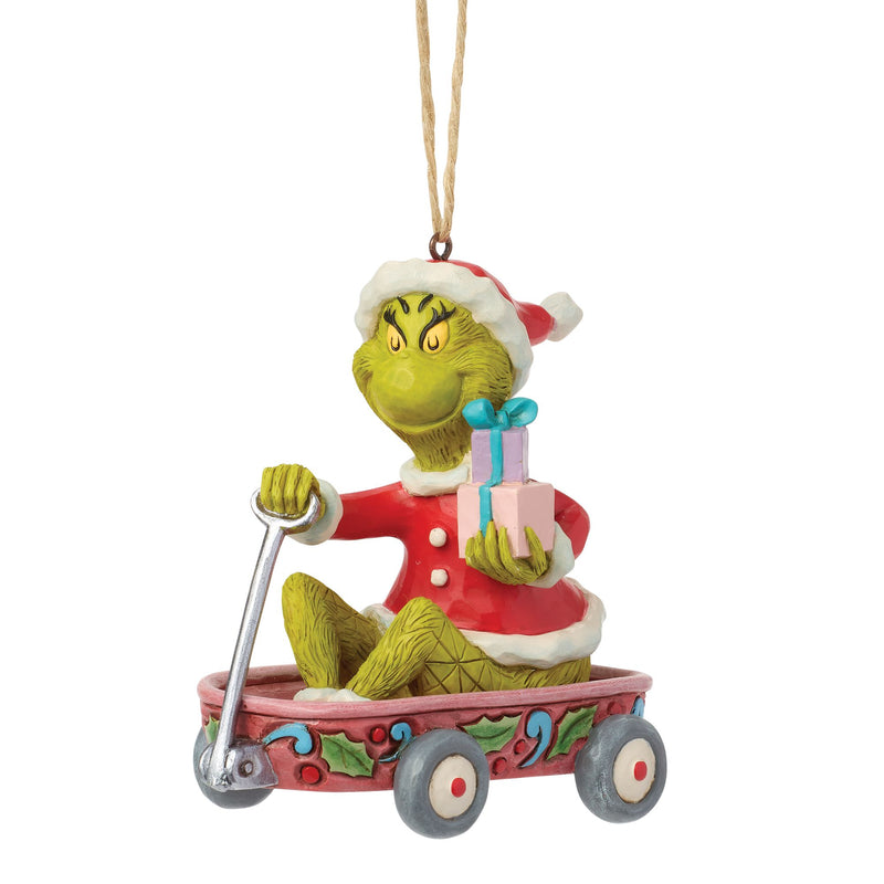 Grinch in Wagon Orn