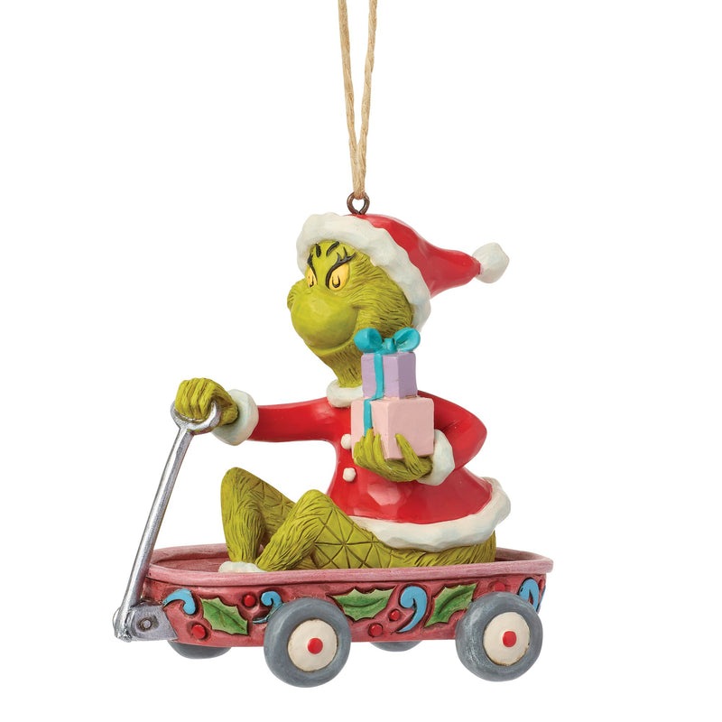 Grinch in Wagon Orn