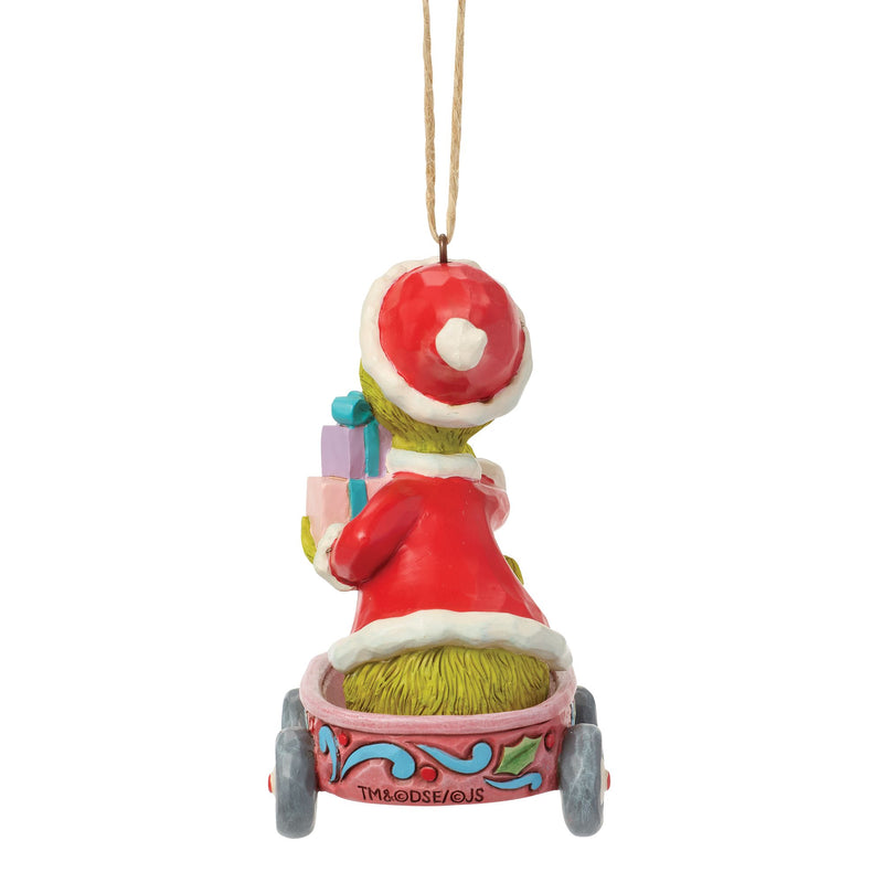 Grinch in Wagon Orn