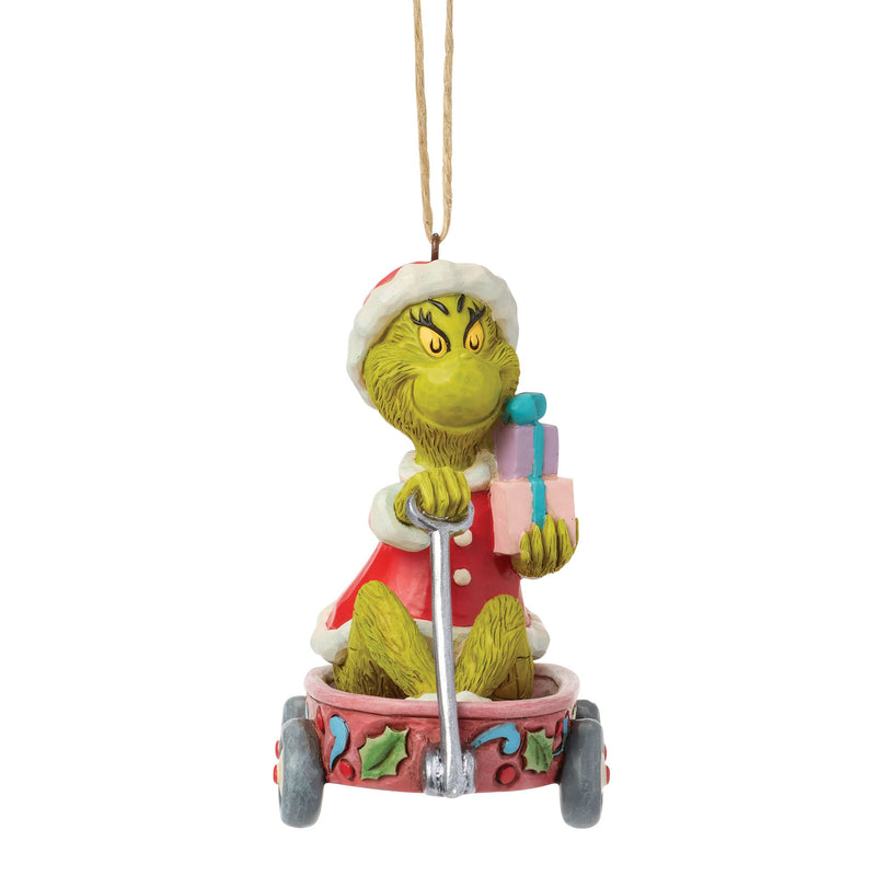 Grinch in Wagon Orn