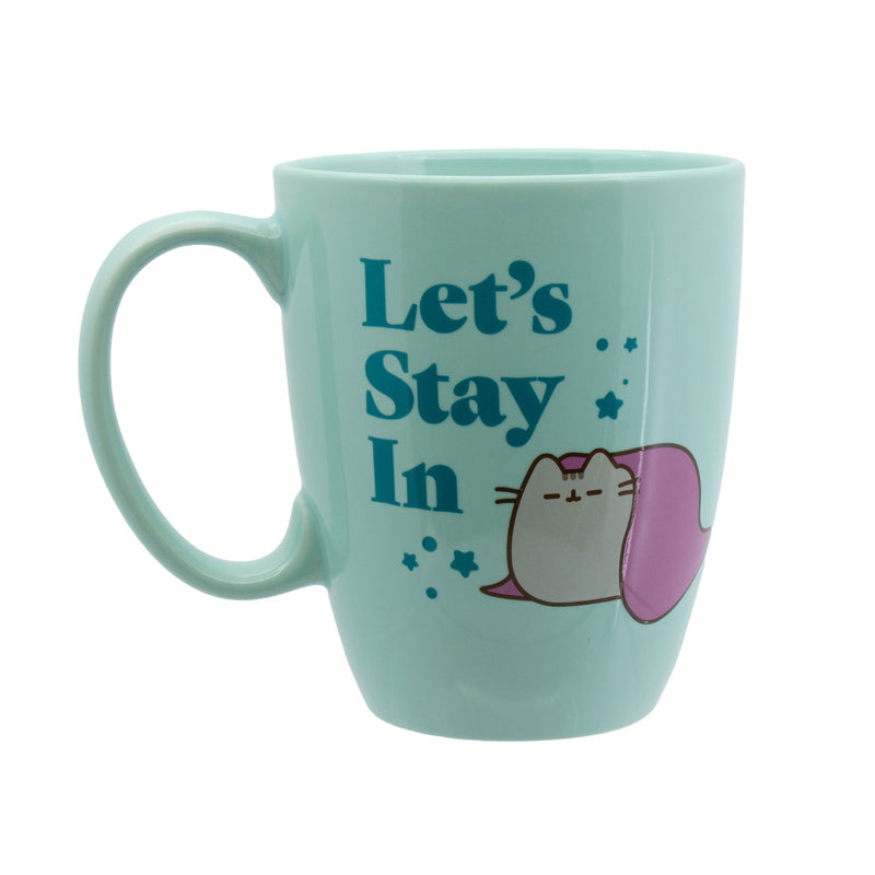 Pusheen Lets Stay In Mug