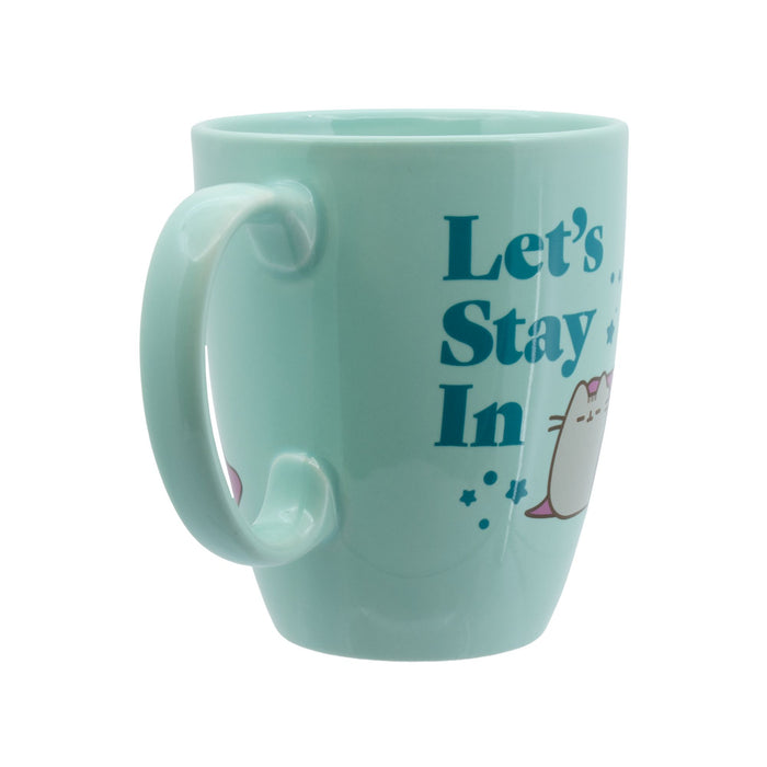 Pusheen Lets Stay In Mug
