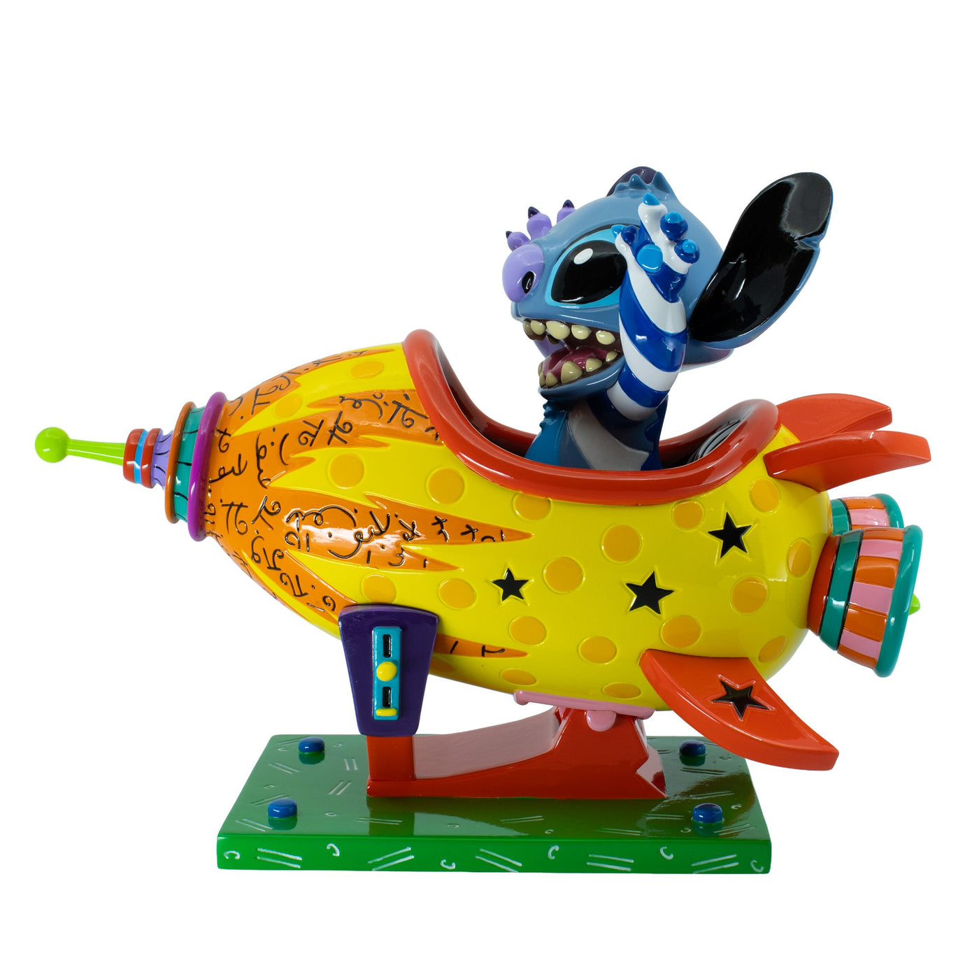 Stitch Riding Ship Stitch Rocket Ship — Enesco Gift Shop