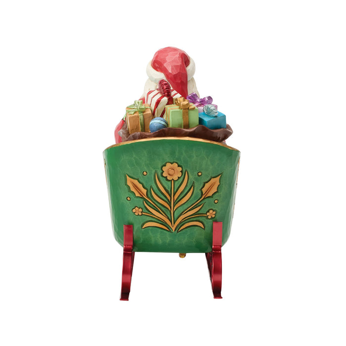 Santa in Musical Sleigh Fig