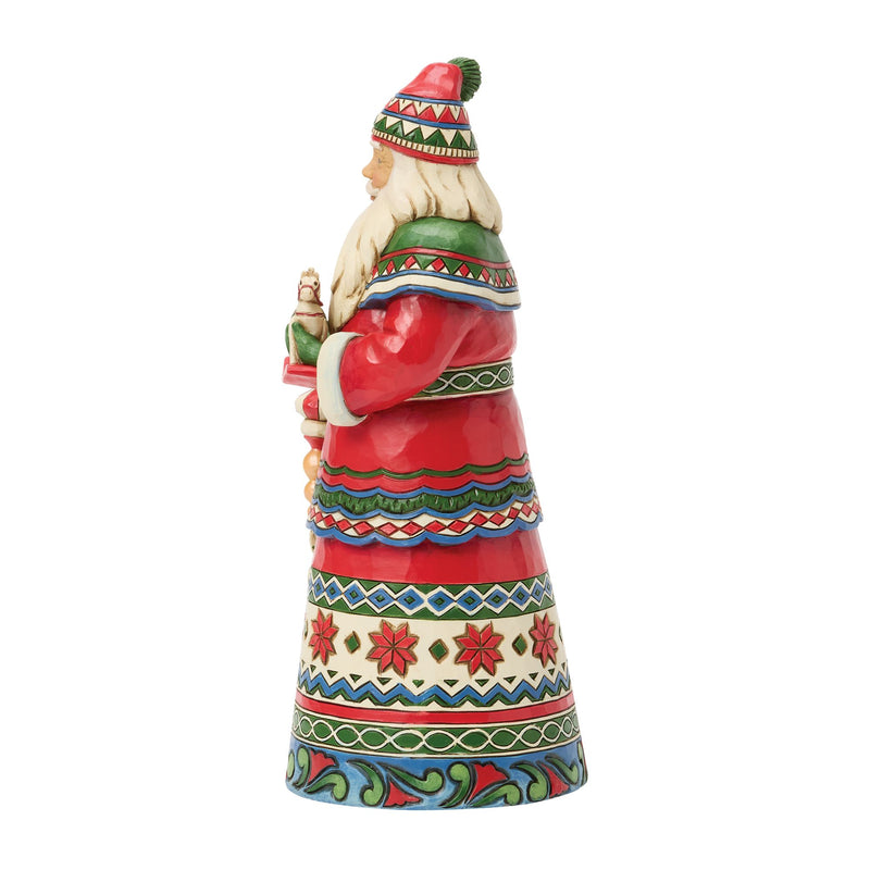 Santa Laplander Horse Figurine