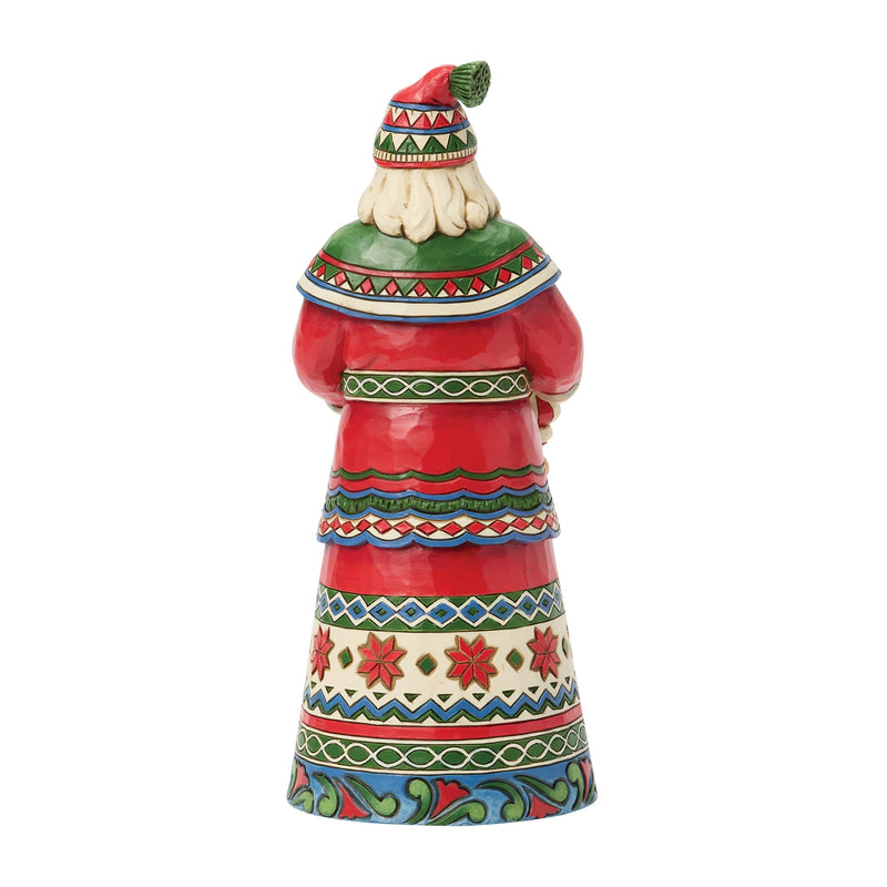 Santa Laplander Horse Figurine