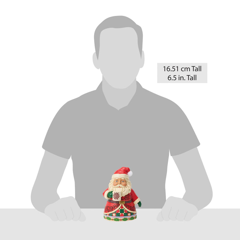Santa Drinking Hot Cocoa Fig