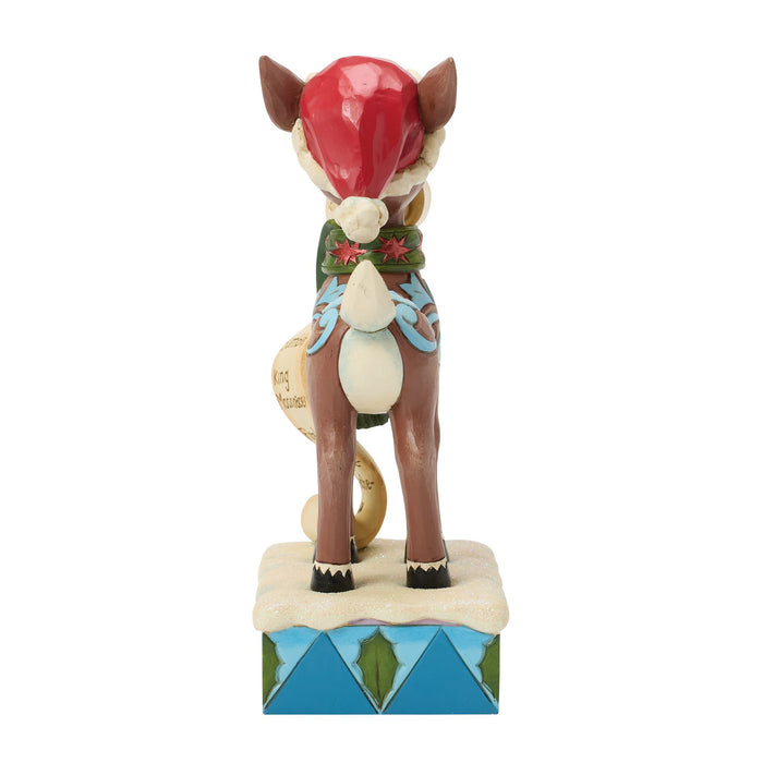 Rudolph with List in Mouth