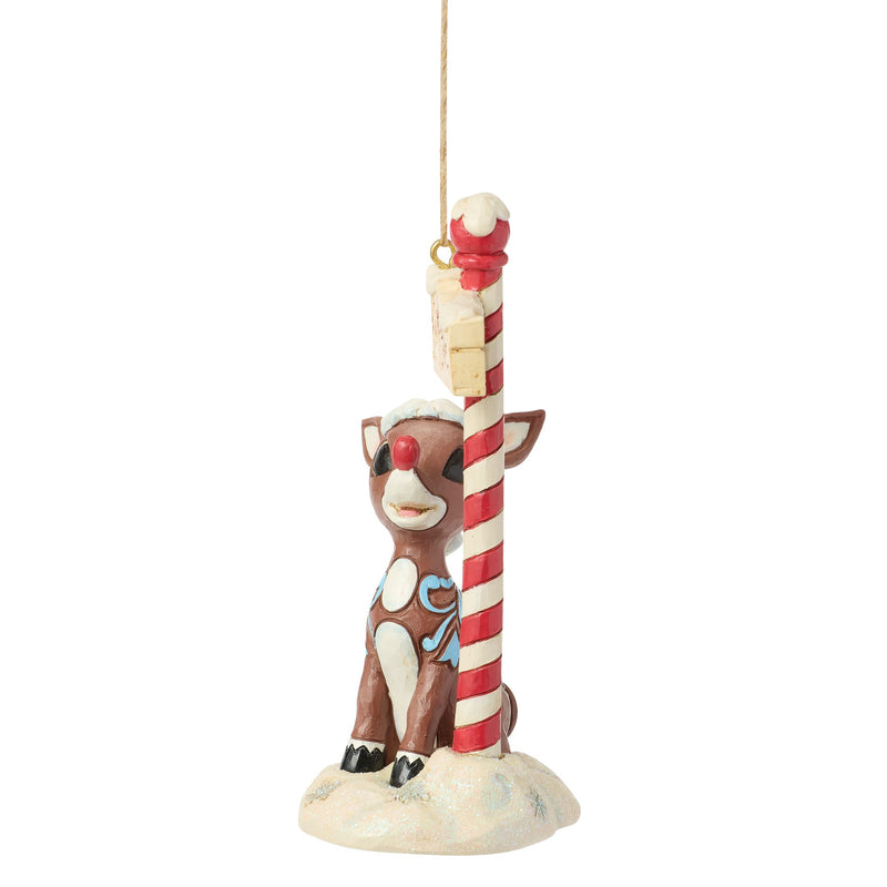 Rudolph by North Pole Sign H/O