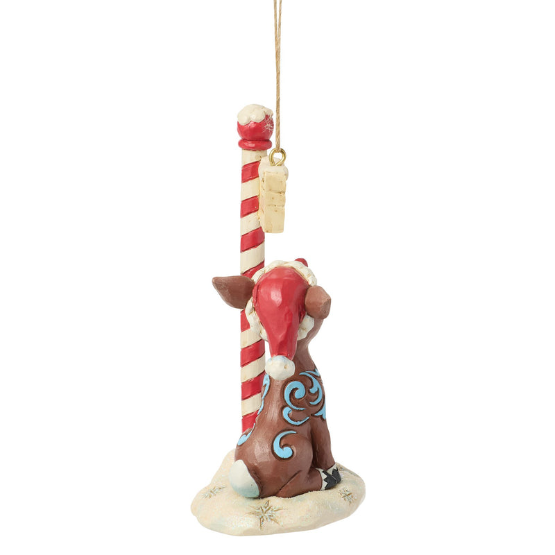 Rudolph by North Pole Sign H/O