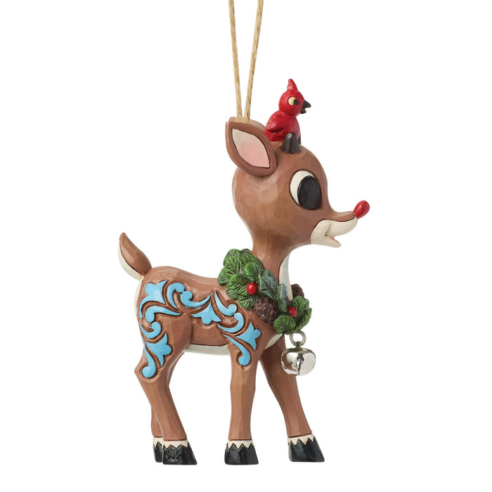 Rudolph with Wreath H/O