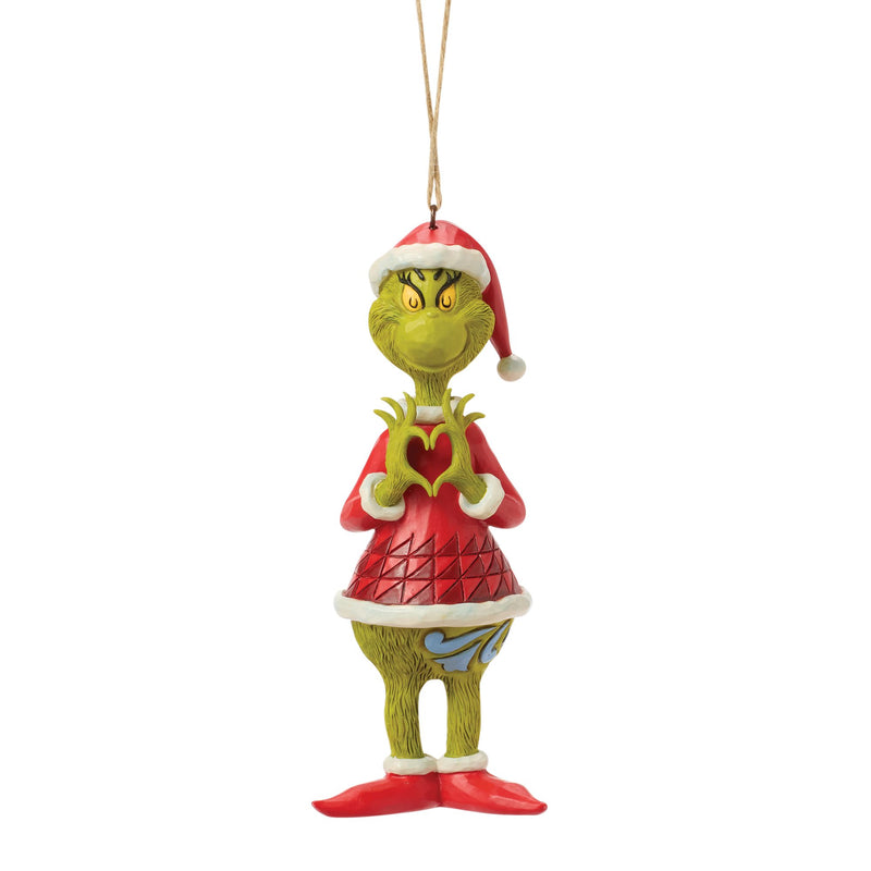 Grinch with Heart Hands