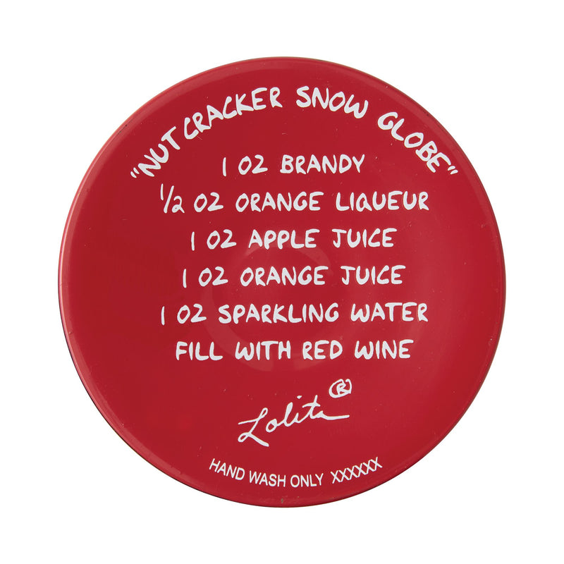 Nutcracker Snow Globe Wine