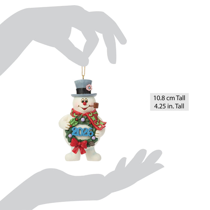 Frosty Dated 2026 Wreath H/O