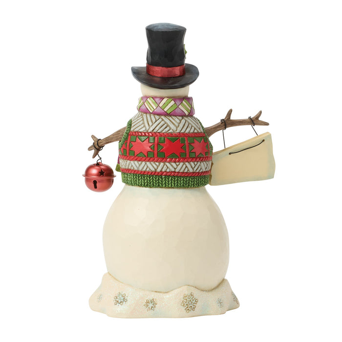 Snowman and Hanging Sign Fig