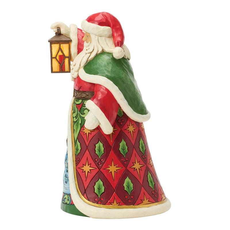 Santa with Lantern LED