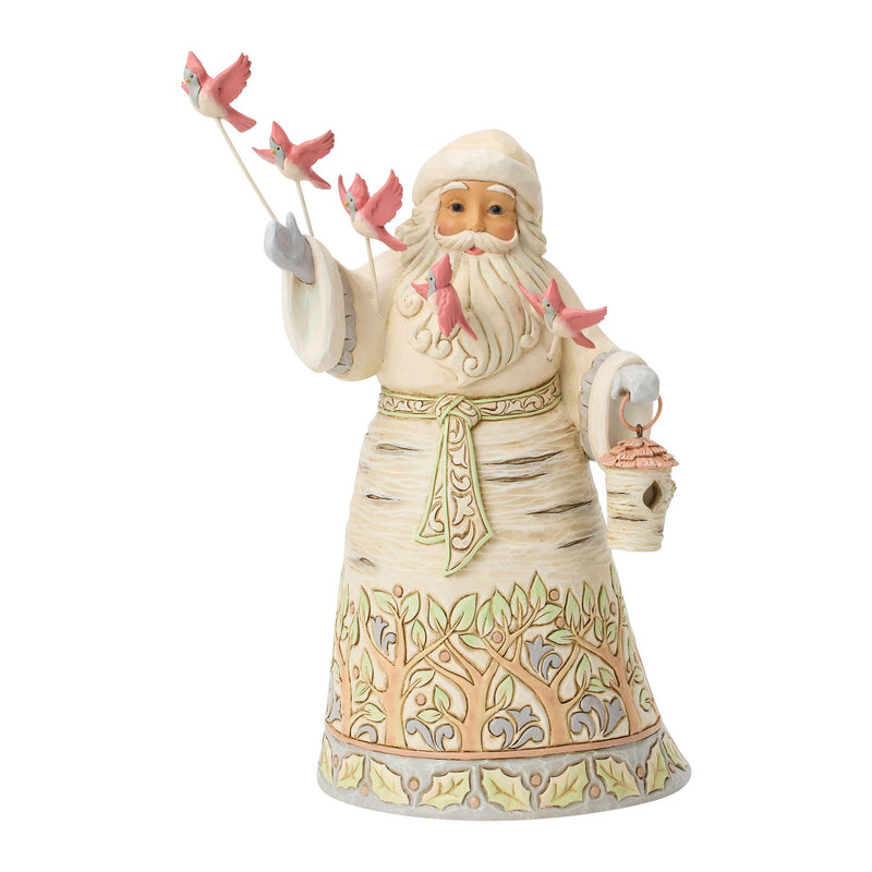 Wdlnd Santa Flying Cardinal Fi