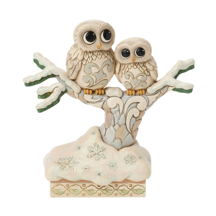 Wdlnd Owls on a Tree Figurine