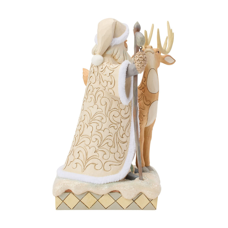 Wdlnd Santa with Buck Figurine