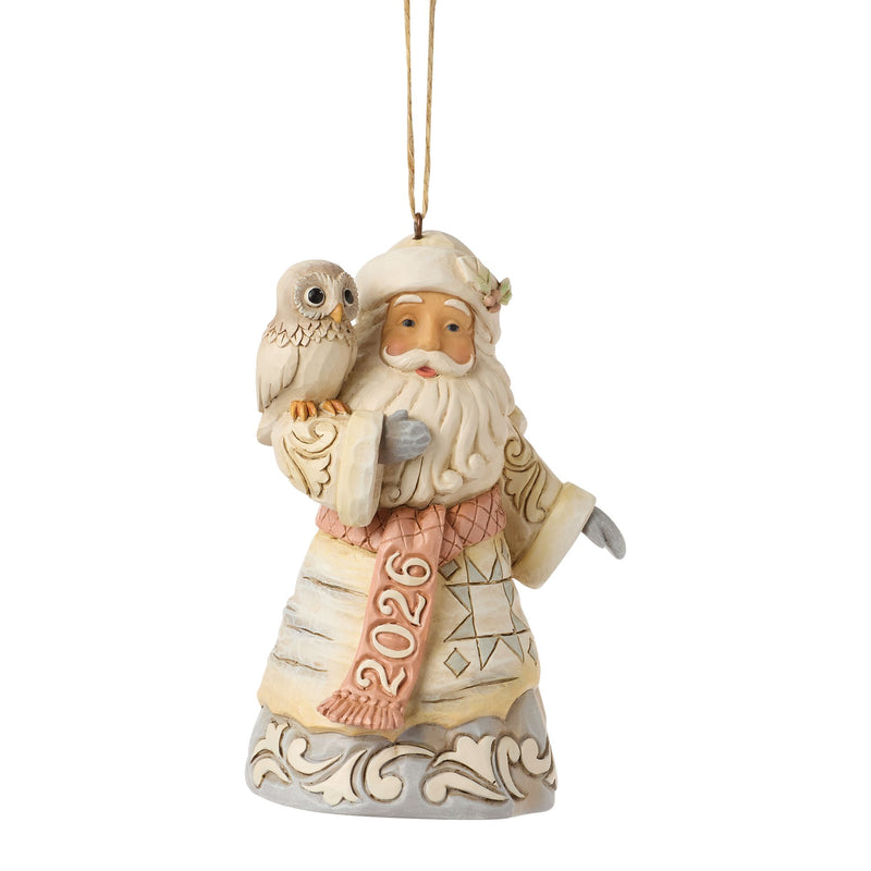 Wdlnd Date 2026 Santa Ornament