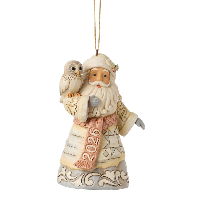 Wdlnd Date 2026 Santa Ornament