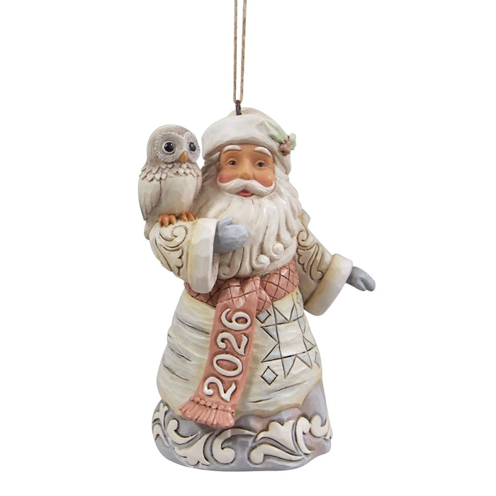 Wdlnd Date 2026 Santa Ornament