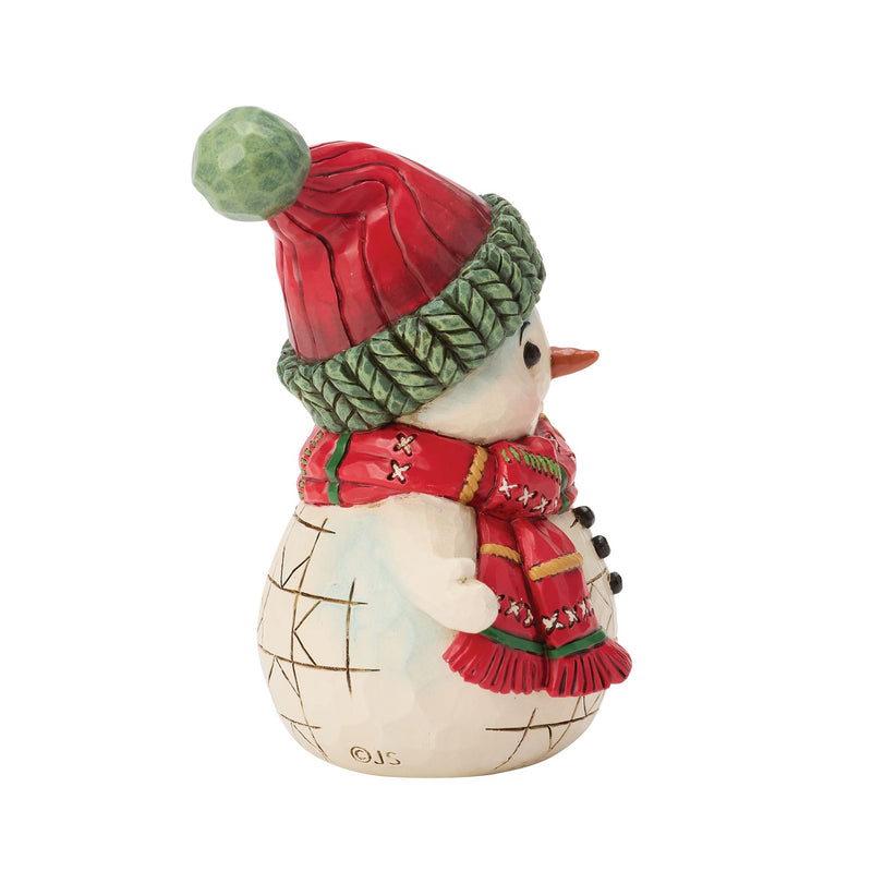 Snowman Holding Bell Mini