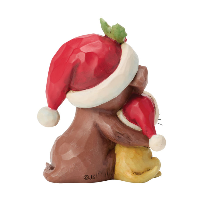 Hugging Dog and Cat Mini