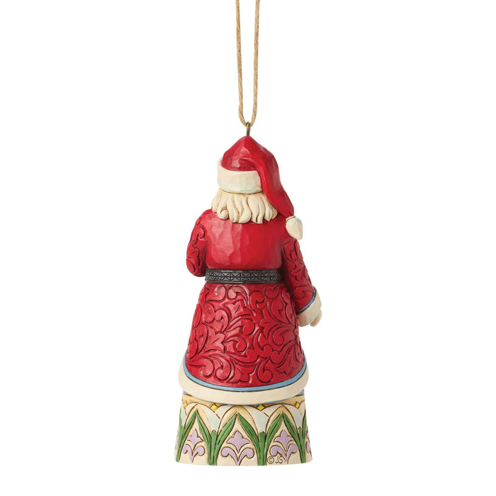 Santa What Child Is This Orn