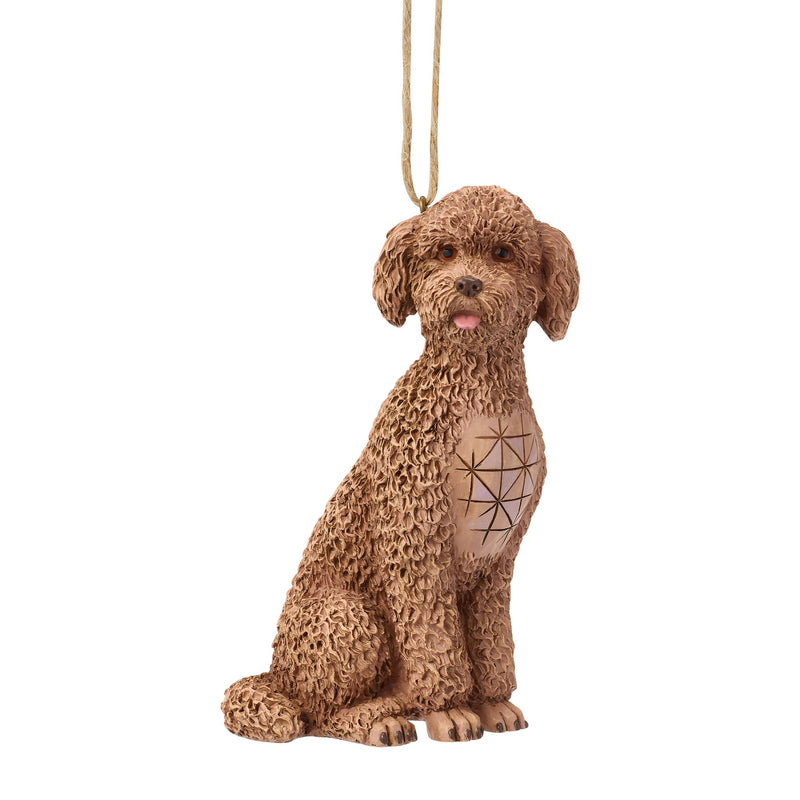 Golden Doodle Dog Ornament