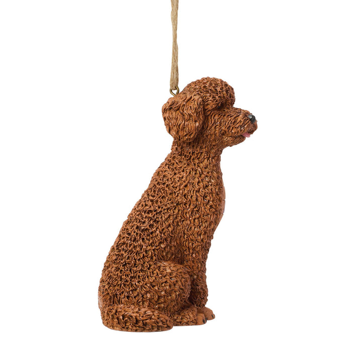 Golden Doodle Dog Ornament