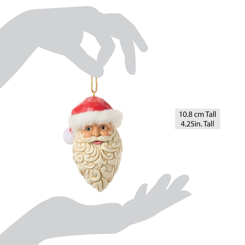Large Santa Head Ornament