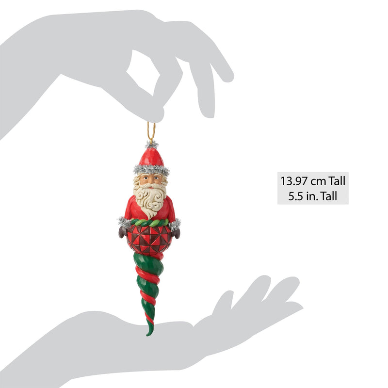 Santa Finial Shape Ornament