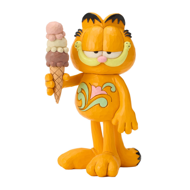 Garfield with Ice Cream