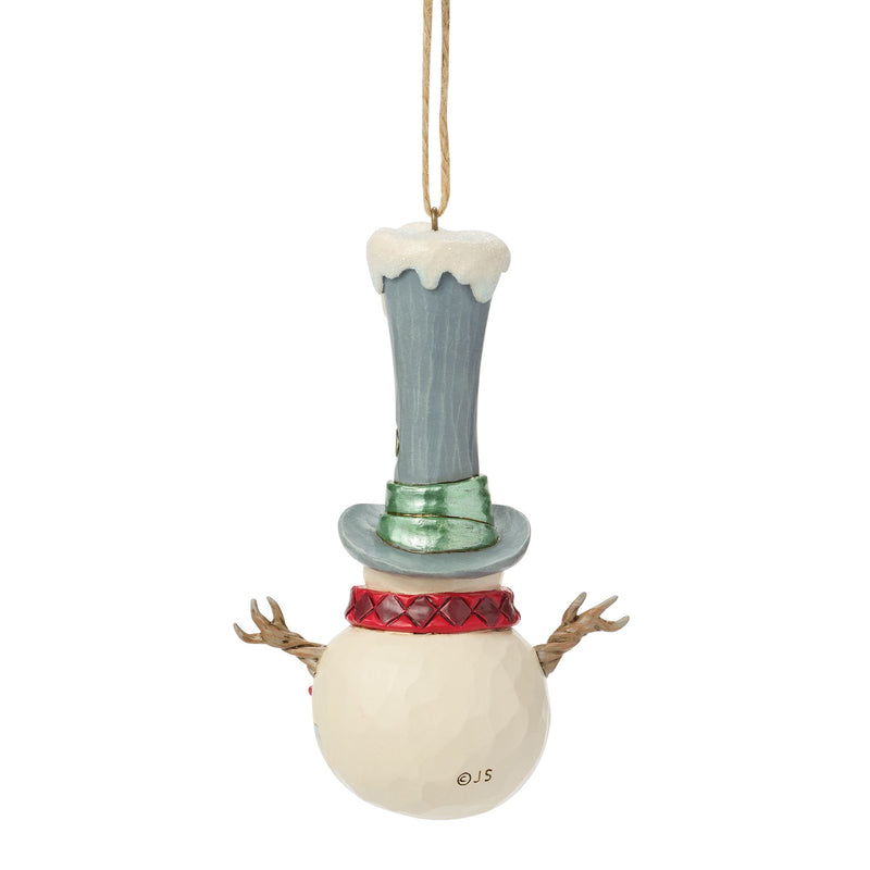 Snowman Tall Top Hat Ornament