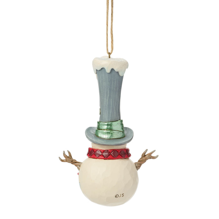 Snowman Tall Top Hat Ornament