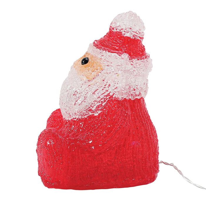 Sitting Santa LED Decor