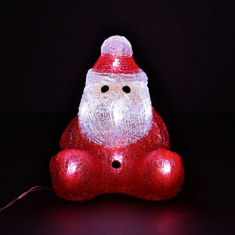 Sitting Santa LED Decor