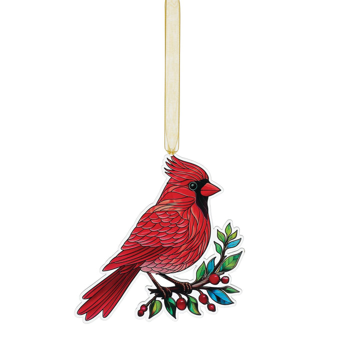 Cardinal Printed Flat Orn