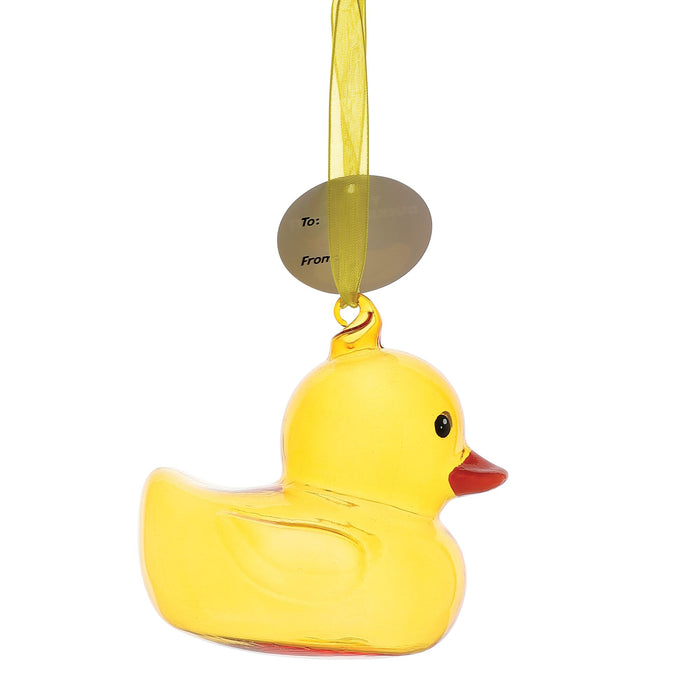Glass Ducky Orn
