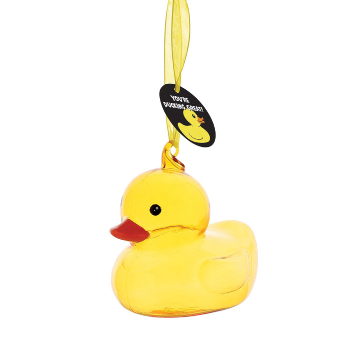 Glass Ducky Orn