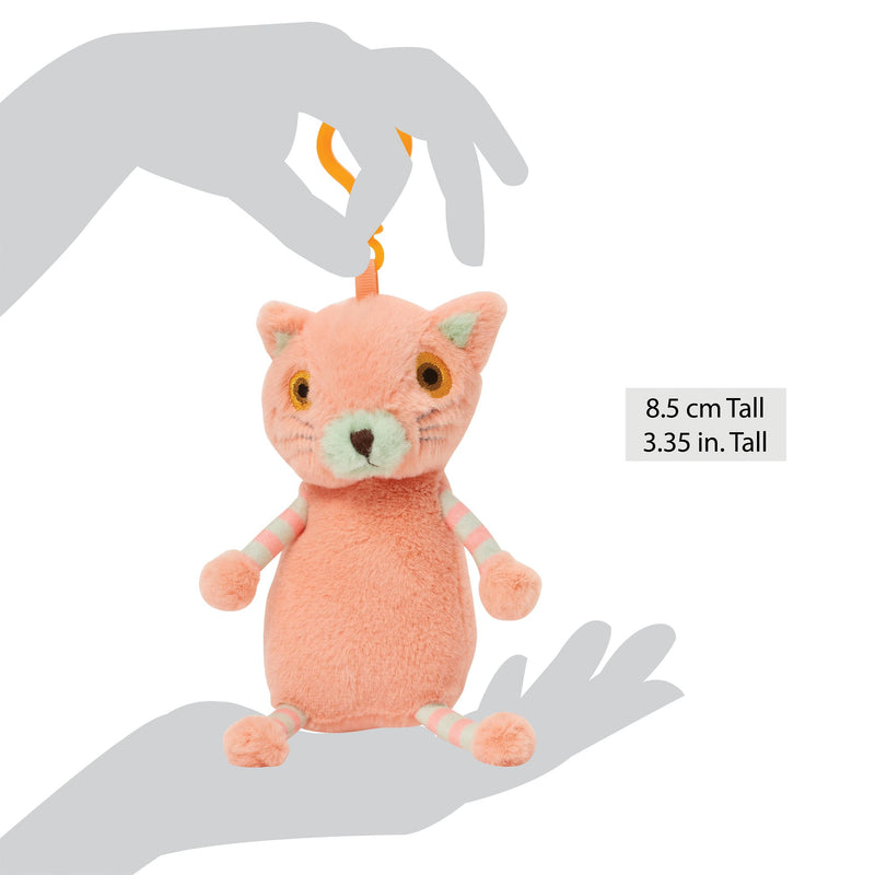 Mittens the Cat Backpack Clip
