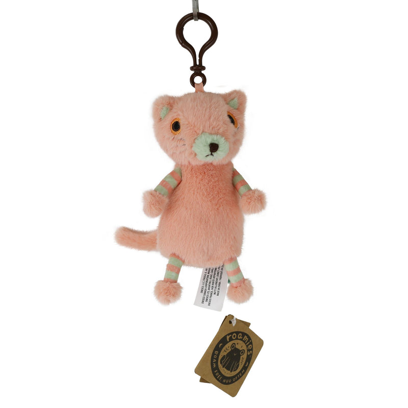 Mittens the Cat Backpack Clip