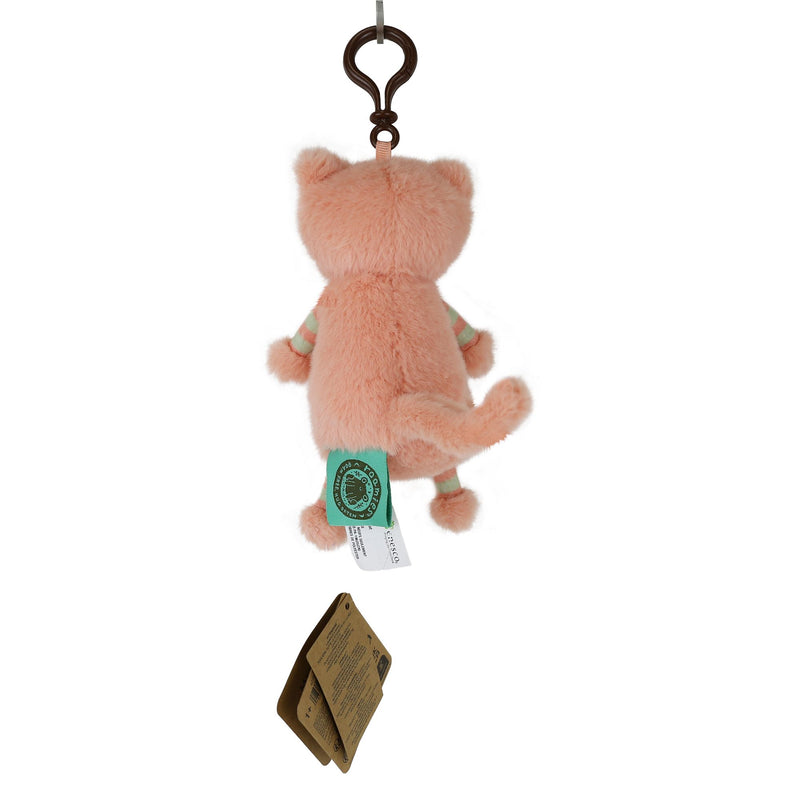 Mittens the Cat Backpack Clip