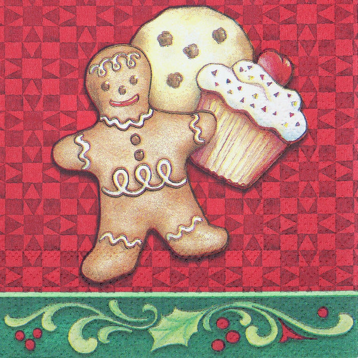 Gingerbread Cocktail Napkin