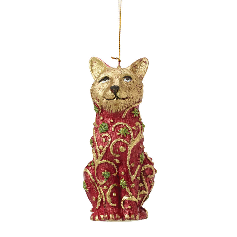 Sitting Cat Orn