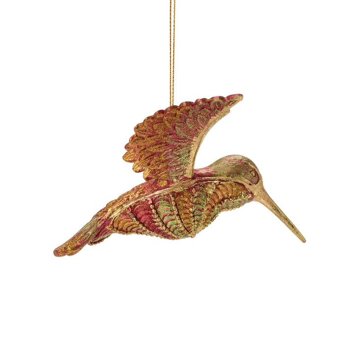 Swirly Hummingbird Red