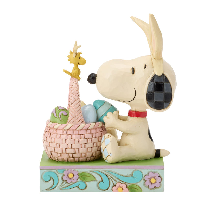 Snoopy w Basket of Easter Egg