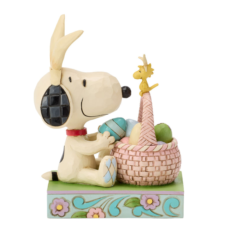 Snoopy w Basket of Easter Egg